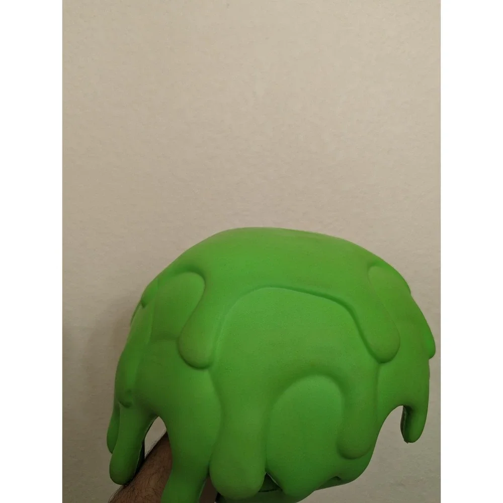 3D Nickelodeon Slime Hat Helmet Slimehead Foam Green 2022 Christmas‎ NFL LA Rams